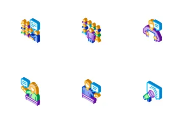 Seminar Conference Icon Pack