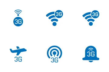 Señal 3G Paquete de Iconos