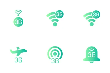 Señal 3G Paquete de Iconos