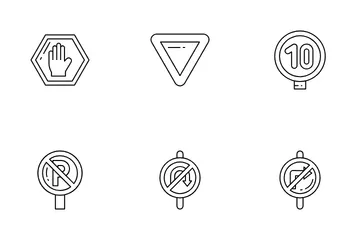 Señal de tráfico Paquete de Iconos