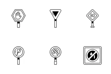Señal de tráfico Paquete de Iconos