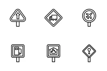 Señal de tráfico Paquete de Iconos