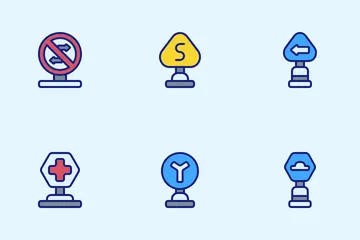 Señal de tráfico Paquete de Iconos