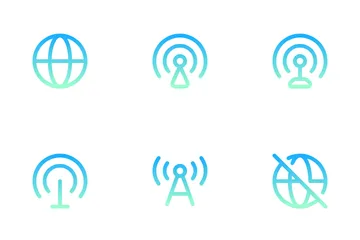 Señal wifi Paquete de Iconos