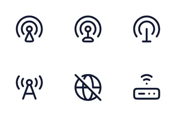 Señal wifi Paquete de Iconos