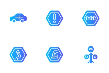 Señales de transito Paquete de Iconos