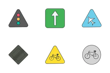 Señales de tráfico Paquete de Iconos