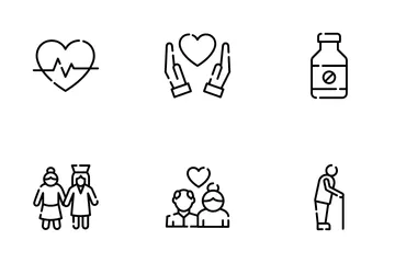 Senior Citizen Icon Pack