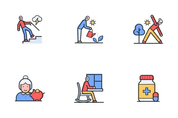 Senior People Vol 2 Icon Pack