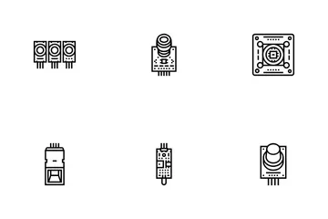 Sensor Module Iot Infrared Icon Pack