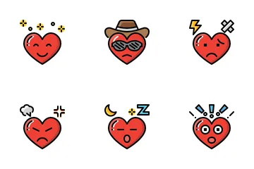 Sensazione del cuore Icon Pack