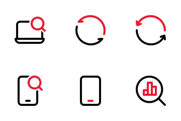 Seo And Data Analyst Icon Pack