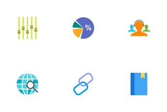 Seo And Development  Icon Pack