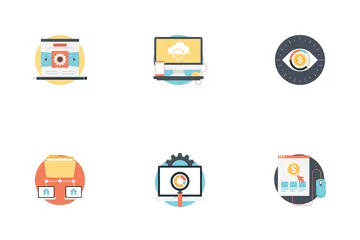 SEO And Development  Icon Pack