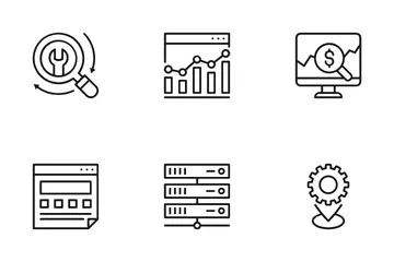 SEO And Development Vol2 Icon Pack