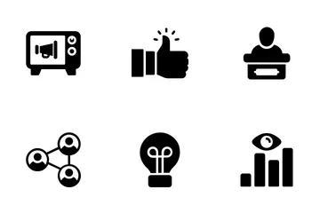 SEO And Digital Marketing Icon Pack