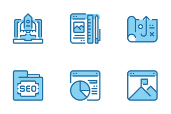 Seo And Marketing  Icon Pack