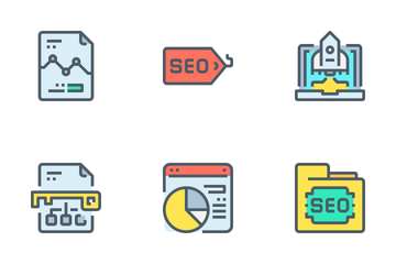 Seo And Marketing  Icon Pack
