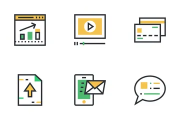 SEO And Marketing  Icon Pack