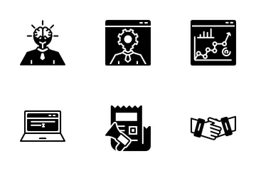 Seo And Marketing 2 Solid Icon Pack