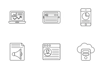 Seo And Marketing Icon Pack