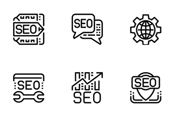 SEO And Online Marketing Icon Pack
