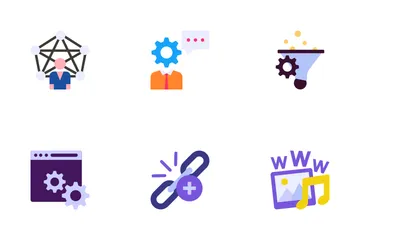 SEO And Online Marketing Icon Pack