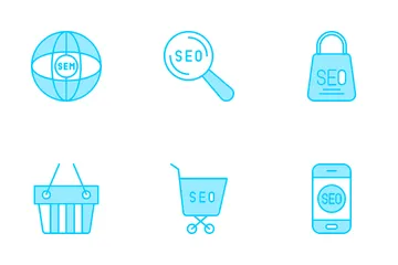 SEO And SEM Icon Pack