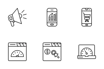 SEO And SEM Icon Pack