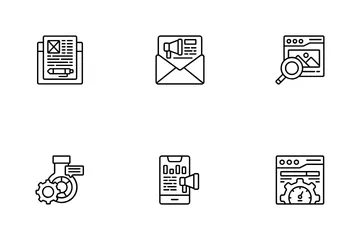 Seo And Sem Icon Pack