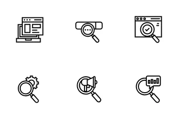 Seo And Sem Icon Pack