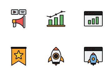 Seo And Sem Icon Pack