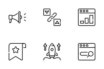 Seo And Sem Icon Pack