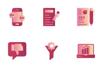 SEO And SEM Icon Pack