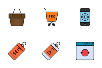 SEO And SEM Icon Pack