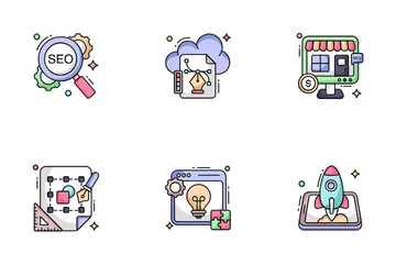SEO And Web Design Icon Pack
