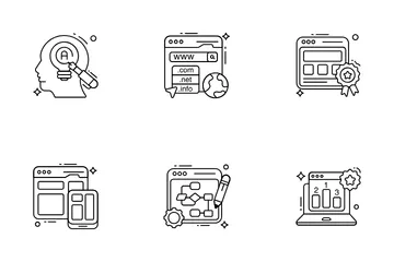 SEO And Web Design Icon Pack