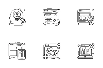 SEO And Web Design Icon Pack