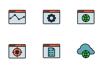 SEO And Web Development Icon Pack