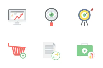 Seo And Web Development Part 1 Icon Pack