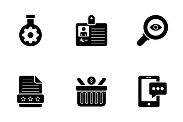 SEO And Web Glyph Icons Icon Pack