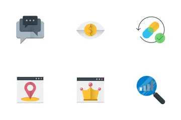 Seo And Web Optimization Vol.8 Icon Pack