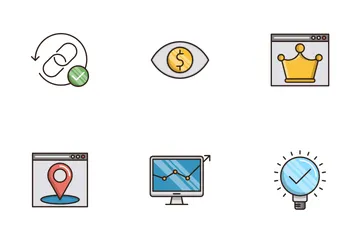 Seo And Web Optimization Vol.8 Icon Pack
