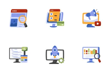 SEO And Website And Seo Marketing Icon Pack