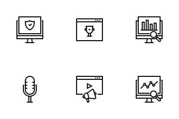 Seo & Date Management Icon Pack
