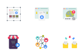 SEO Development And Marketing Icon Pack
