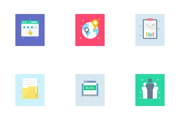 SEO & Digital Marketing Icon Pack