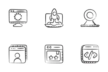 SEO e marketing digital Icon Pack