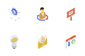SEO e marketing Pacote de Ícones