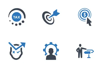 SEO e Marketing na Internet V7 Pacote de Ícones